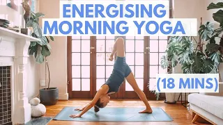 MORNING YOGA FLOW: ENERGISING MORNING YOGA FOR FLEXIBILITY + STRENGTH