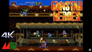 Mega Drive LONGPLAY - Gunstar Heroes (4K 60FPS)