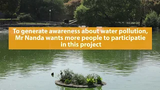 Reviving a lake using artificial wetlands in Delhi
