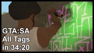 GTA:SA All Tags in 34:20