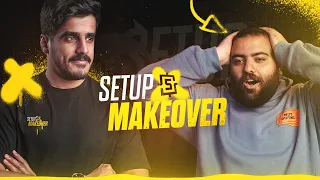Setup Makeover #3 |  ردة فعل ابو عمر على سيت اب الاحلام 🔥 !! (سيت اب كروي ⚽)