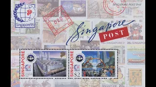 Обзор на распаковку почтовых марок купленных у знакомого филателиста - Почтовые марки Сингапура.