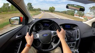 2012 Ford Focus SE Sedan - POV Test Drive (Binaural Audio)