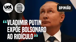 Rússia e Ucrânia: Bolsonaro quis tirar casquinha, mas Putin o expõe ao ridículo, diz Josias de Souza