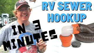 HOW TO SET UP RV SEWER HOSE-Quick and Easy