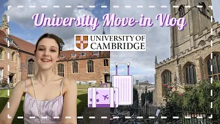 Cambridge University Move-in Vlog | New Room, new job, new literature paper 📚