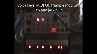 Volca keys MIDI out to GO  simple, playing vintage keys like CASIO CT