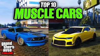 TOP 10  Muscle Cars In GTA Online (2023)