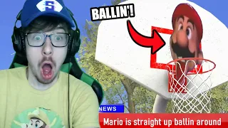 MARIO'S BALLIN' AGAIN! | SMG4: SMG4 NEWS Reaction!