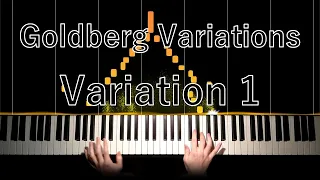 [J.S.Bach] Goldberg Variations Variation1  ゴルトベルク変奏曲 第一変奏曲 [BWV988]