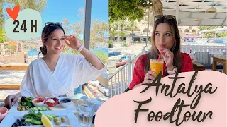 24H ALLES essen in Antalya / Antalya Foodtour / Türkei Foodvlog Kiki Hamza - Vlog