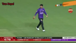 Sandeep Lamichhane's 3 wickets Vs Melbourne Renegades.