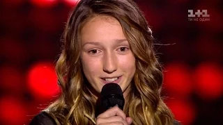 Daryna Kvichasta "Castle in the snow" Blind Audition – Voice.Kids – season 3