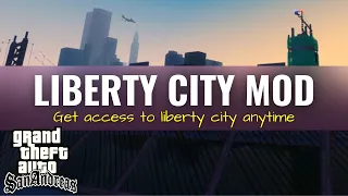How to get into Liberty City in GTA SA | How to fly plane in Gta Liberty City | Gta Sa Hidden Places