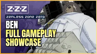 Ben Gameplay Showcase (Skills, Talents, Animations) | Zenless Zone Zero 1st CBT Tuning Test