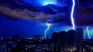 Terrifying Night in Texas ! ⚡️⚡️ Strange Thunderstorm and Scary Lightning Strikes Houston