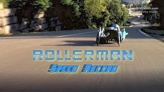 Rollerman Speed Record 126 kph!