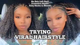 Easy, Cute & Trendy Protective Style Using Curly Clip Ins!! ft. BetterLength ✨