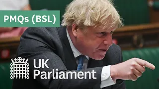 Prime Minister's Questions with British Sign Language (BSL) - 19 May 2021