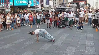 Breakdancing in Times Square NY - Street Dance