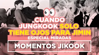 JIKOOK - JUNGKOOK SOLO TIENE OJOS PARA JIMIN | JungKook Just looks at Jimin (Cecilia Kookmin)