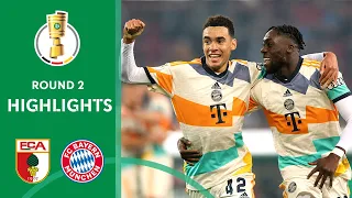 Bayern beat the curse | FC Augsburg vs. FC Bayern München 2-5 | Highlights | DFB-Pokal Round 2