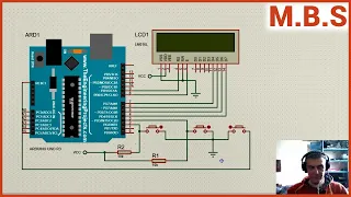 Протеус 8 симуляция таймера - секундомера на Arduino Uno. Статья в описании