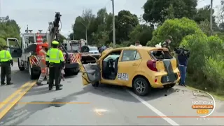 Choque de dos vehículos deja 5 personas muertas en el oriente antioqueño- Telemedellín