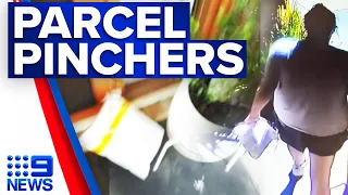 Parcel pinchers hit Melbourne suburbs | 9 News Australia