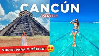 MELHOR ROTEIRO de CANCÚN (parte 1) | Chichen Itzá, Cenotes, Cozumel, Lancha transparente, e mais!