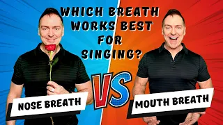 Nose breath vs Mouth breath (which is best for Singing?) - Jeff Alani Stanfill