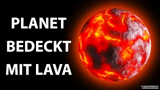 Planet bedeckt mit Lava und 40+ hypnotisierenden Weltraum-Fakten