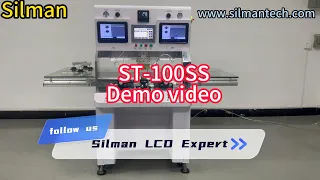TV computer Repair COF ACF Bonding Machine Operation Process Step by step Silman ST-100SS