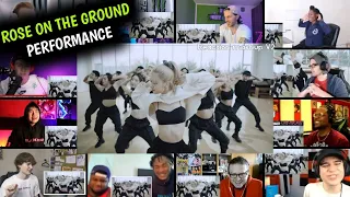 ROSÉ REACTION MASHUP - ROSÉ - 'On The Ground' Dance Performance