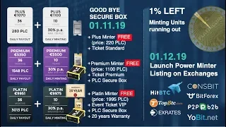 +++PlatinCoin Вебинар от 31.10.2019 Окончание акции 1 ноября, успевайте