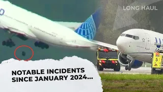 Numerous United Airlines Incidents Experienced Since The Start Of 2024