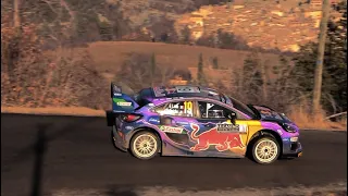 WRC Rallye Monte Carlo 2022 - Day 2 - SS5 Careful in the Hairpin [HD]