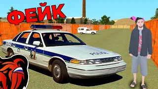 ПРИТВОРИЛСЯ ПОЛИЦЕЙСКИМ И ЗАСКАМИЛ БОМЖИКА в GTA SA - BLACK RUSSIA #shorts