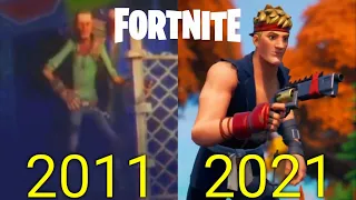 Evolution of Fortnite 2011-2021