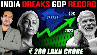 First Time in 70 years! INDIA’S GDP Crosses $3.5 TRILLION & Reaches 5th Rank Globally