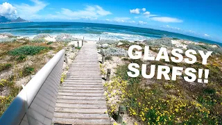 GLASSY morning surf in the Cape - RAW GoPro POV