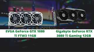 RTX 3080 Ti vs  GTX 1080 Ti 1440p em 2021