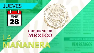 La conferencia mañanera del 28 de enero | En vivo