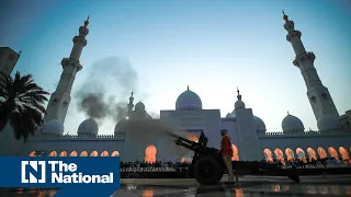 First Ramadan cannon of 2024 fired in Abu Dhabi