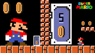 Mario and Tiny Mario Coin Doors Maze Mayhem