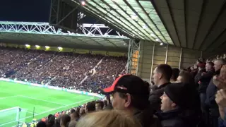 "Oh What a Night " Superb Manchester United Song by the Red Army at Deepdale 16.02.15