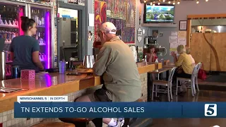 Tennessee extends restaurant to-go alcohol sales, for now