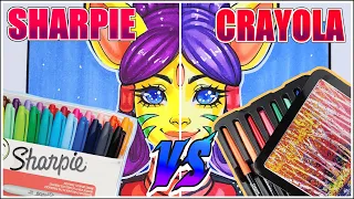 Sharpie Markers Vs Crayola Blending Markers | Sharpie Vs Crayola | Marker Review