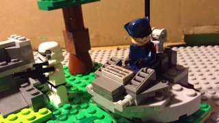 The battle of naboo lego Star Wars MOC