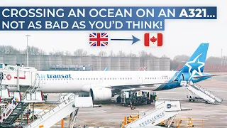 TRIPREPORT | Air Transat (ECONOMY) | London Gatwick - Toronto Pearson | Airbus A321LR